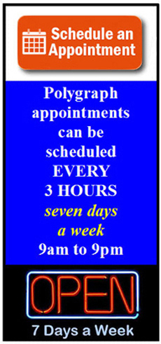 Chula Vista polygraph appointment